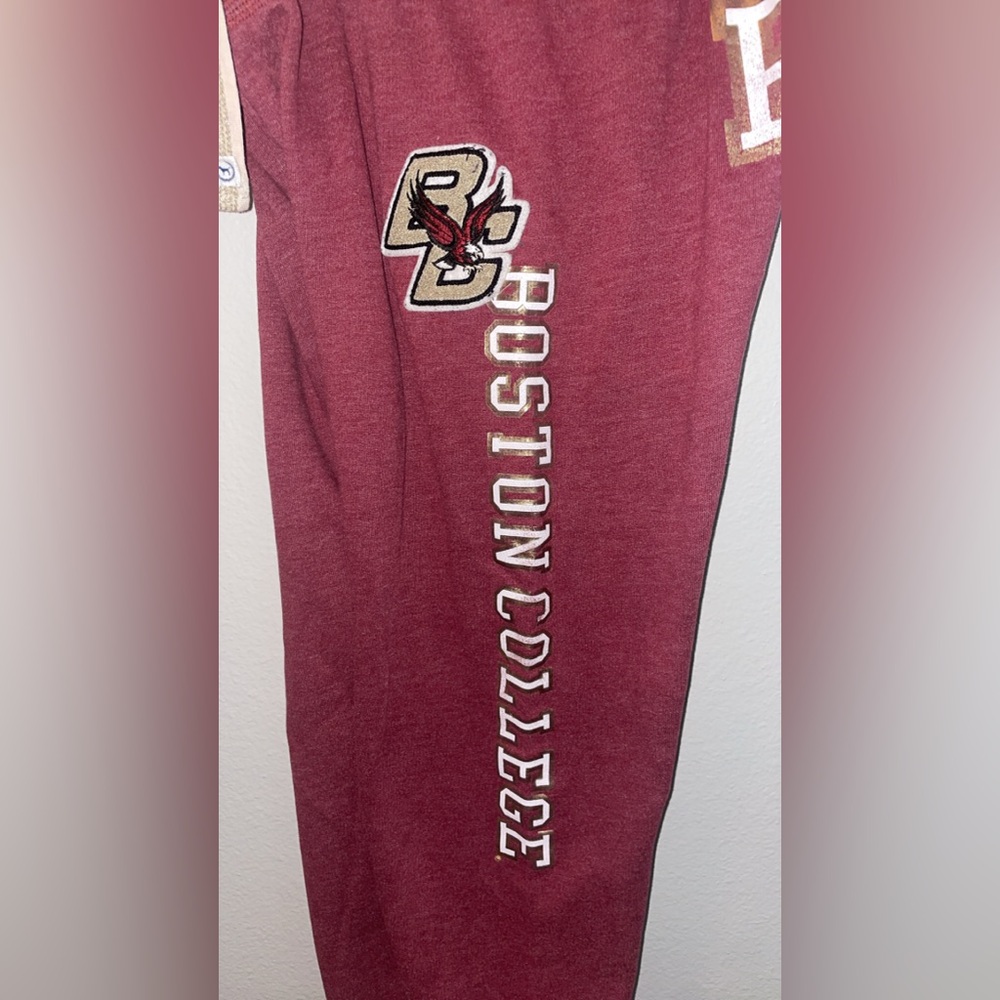 PINK Victoria's Secret Burgundy Sweatpants - Picture 4 of 5